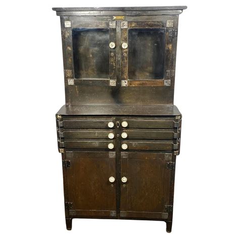 lee smith and son steel aseptic dental cabinet|1920 Aseptic Cast Metal Dental Cabinet by Lee S..